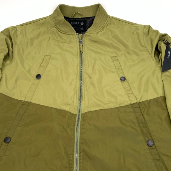 Ninth Hall Olive Green Bomber Jacket - Picture 2 of 5